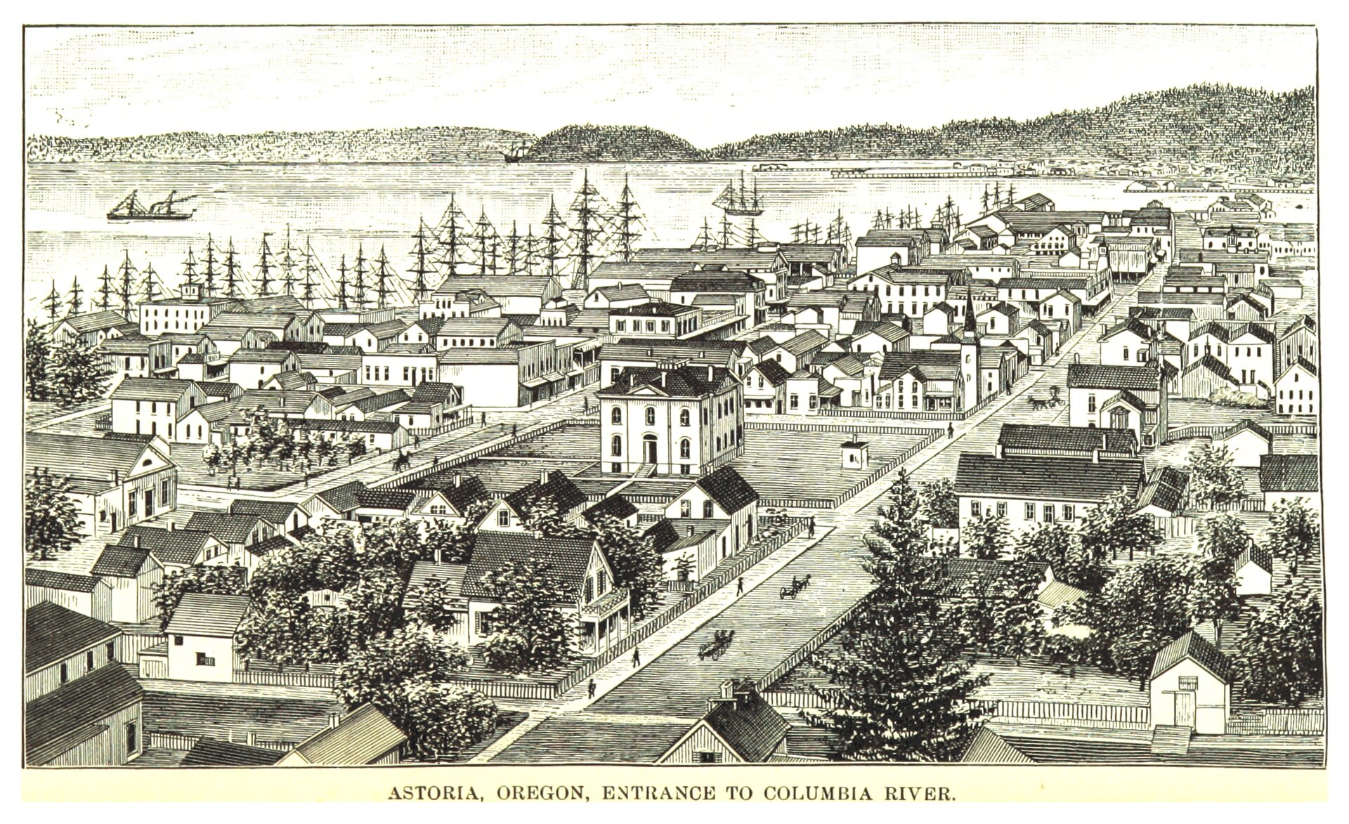 Astoria at the entrance to the Columbia, 1882