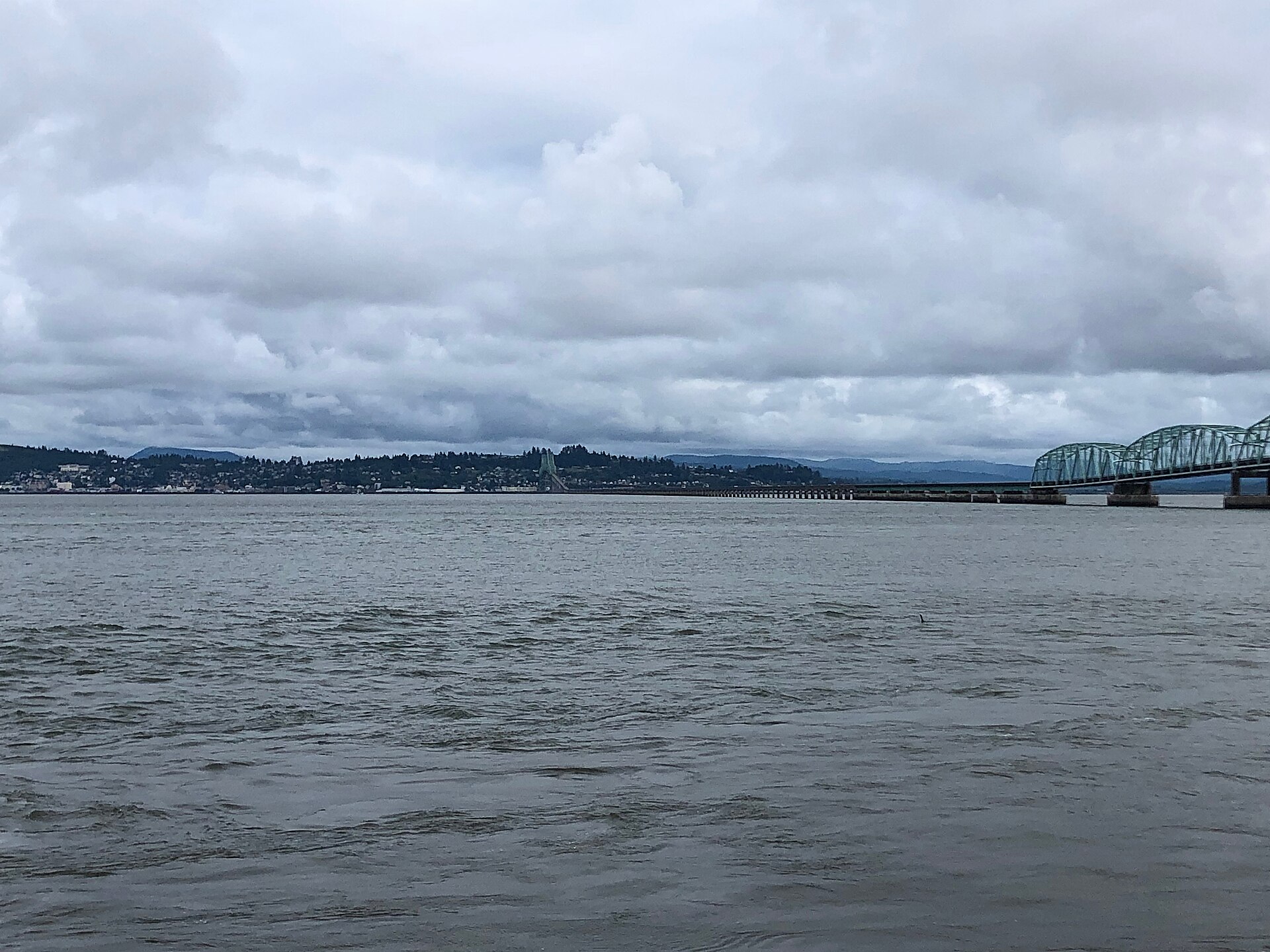 El puente desde Megler, 2020