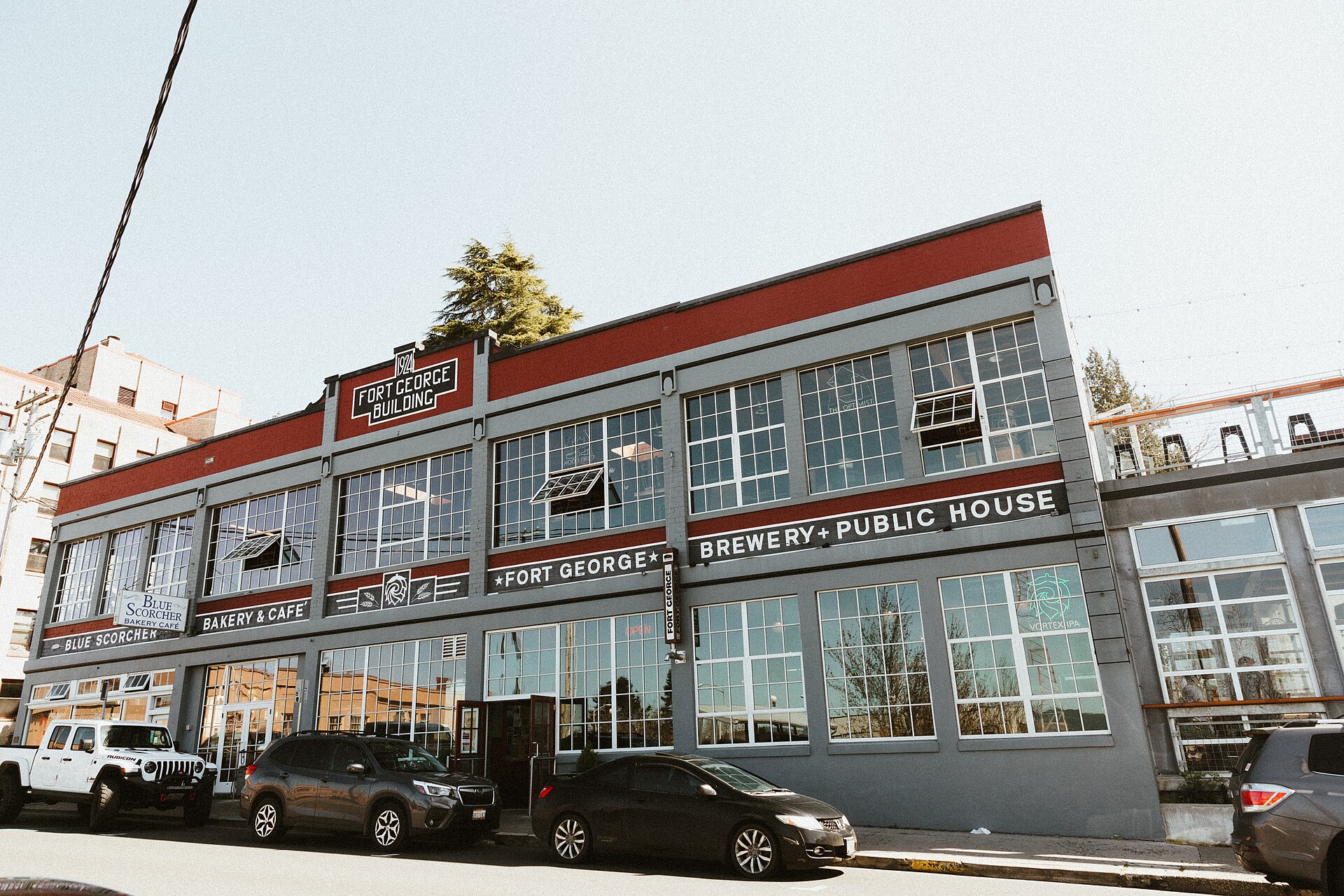 El edificio Fort George, 2023